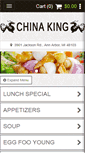 Mobile Screenshot of chinakingannarbor.com